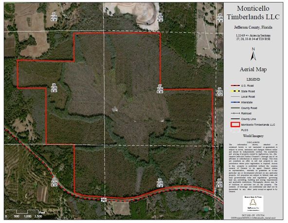Affordable Hunting Tract Near Tallahassee: US 90, Monticello , FL 32344